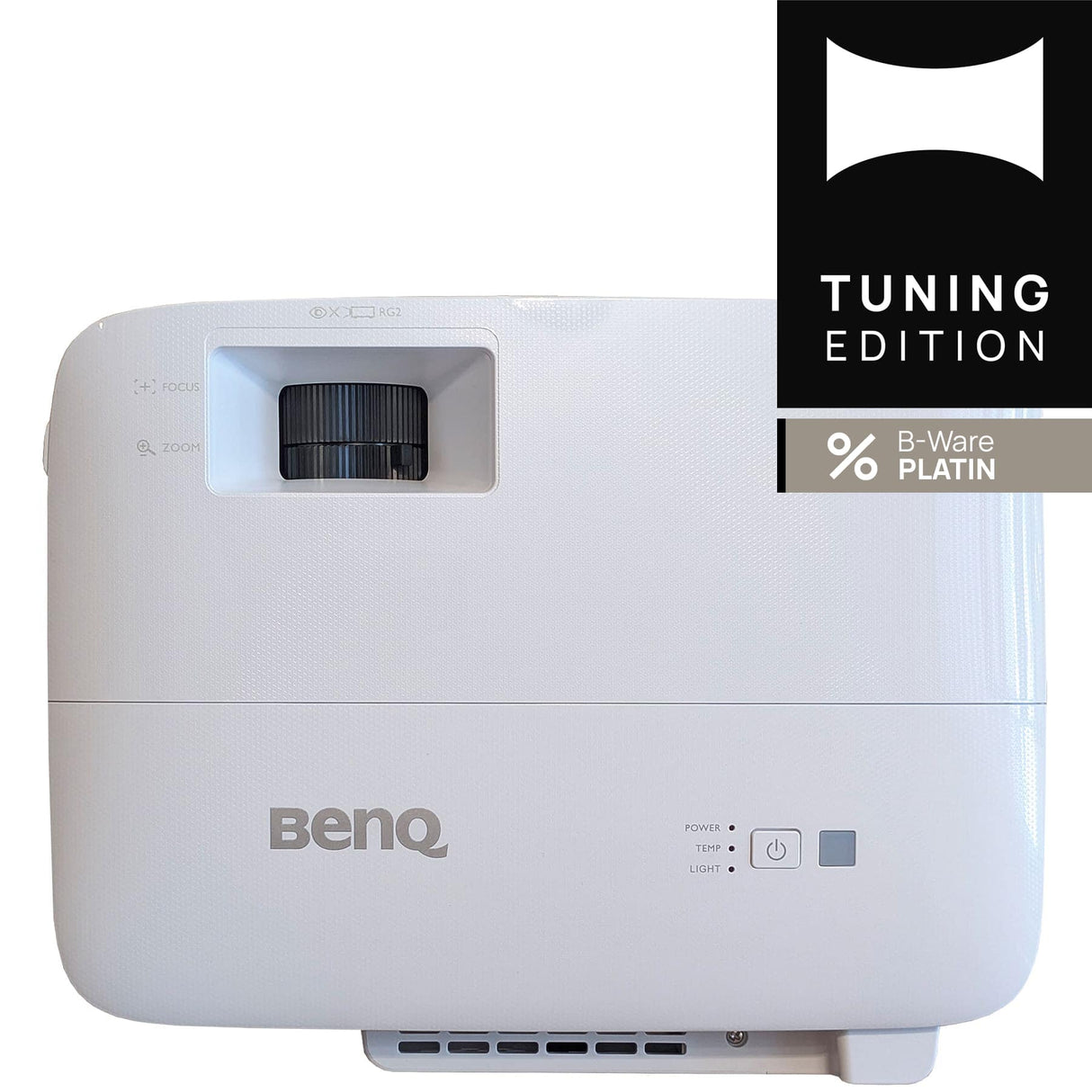 BenQ TH575i Full HD Gaming-Beamer - Ansicht von oben mit Objektiv und Bedienfeld