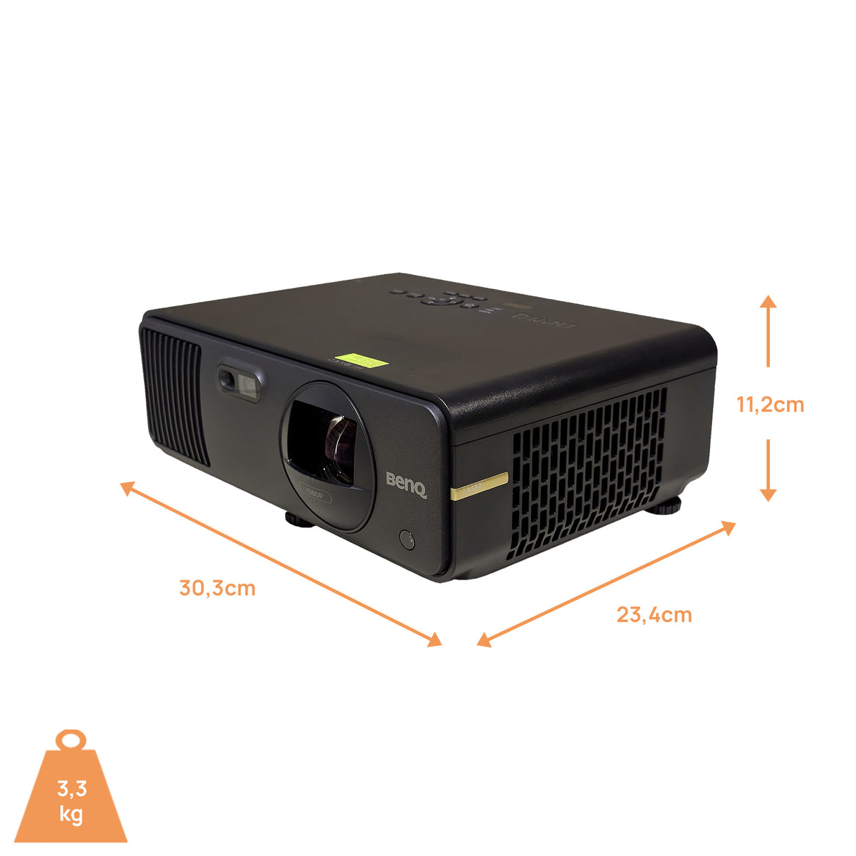 BenQ LH835ST Beamer - Abmessungen