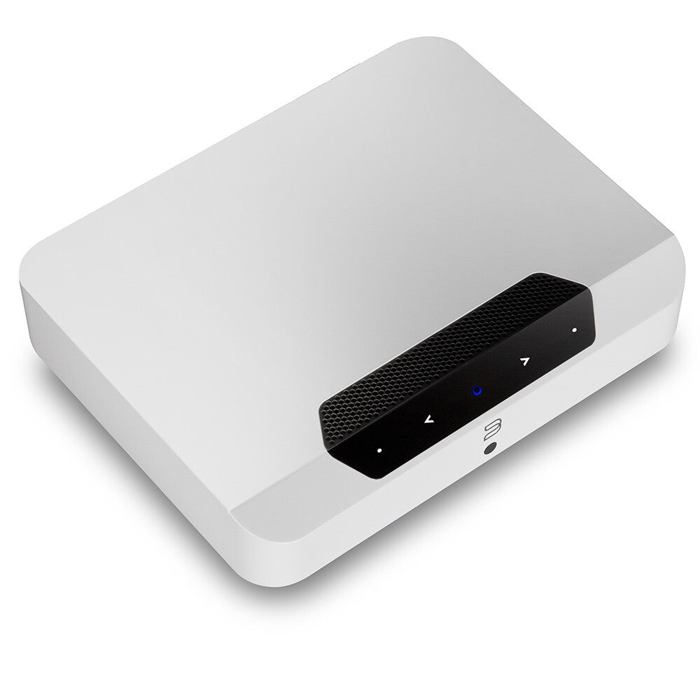 Bluesound Powernode Edge HD Streaming-Verstärker Weiss - Ansicht von oben