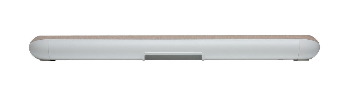 Bluesound Pulse Cinema Mini Beige Soundbar - Ansicht von oben Nahaufnahme