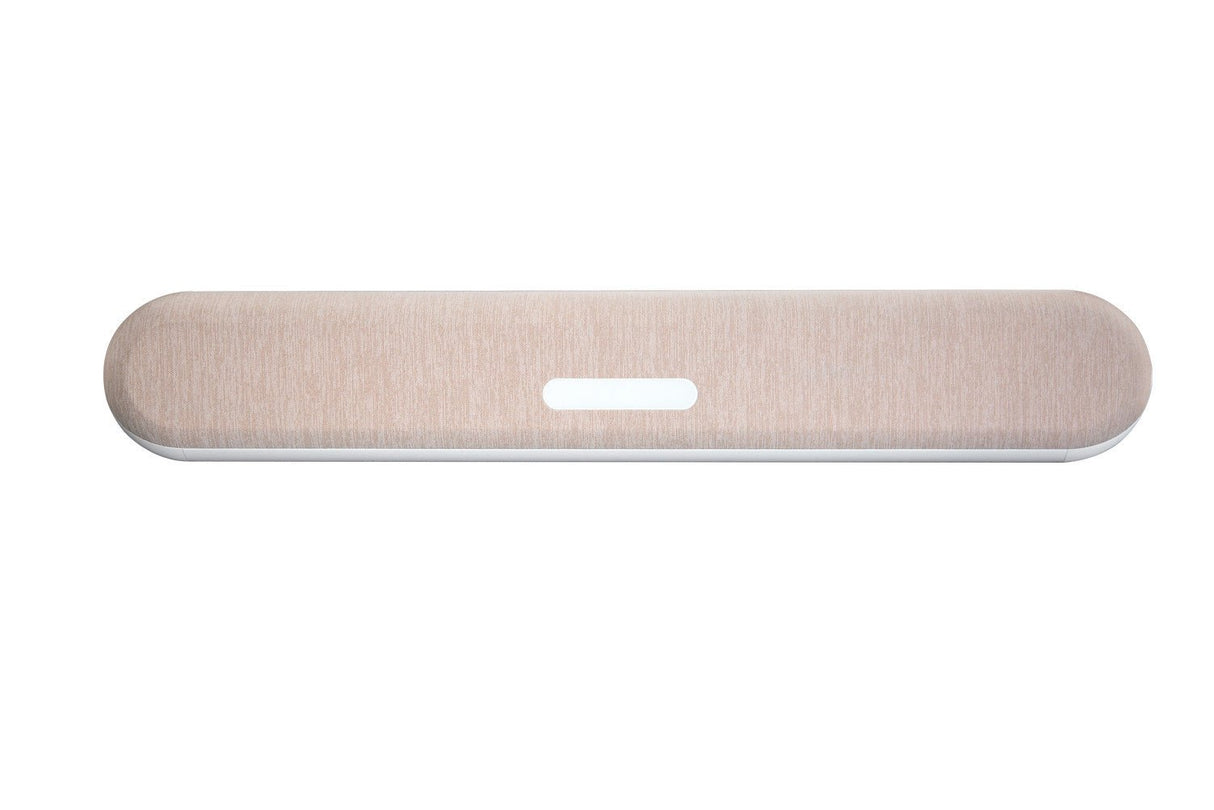 Bluesound Pulse Cinema Mini Beige Soundbar - Detail Gehäuseecke