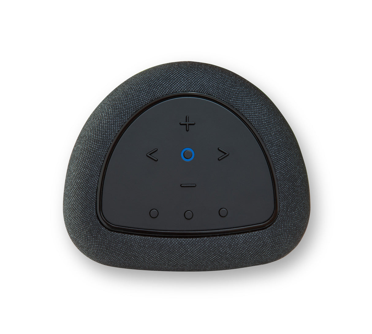 Bluesound PULSE Flex Schwarz Streaming-Lautsprecher - Ansicht von oben mit Bedienfeld