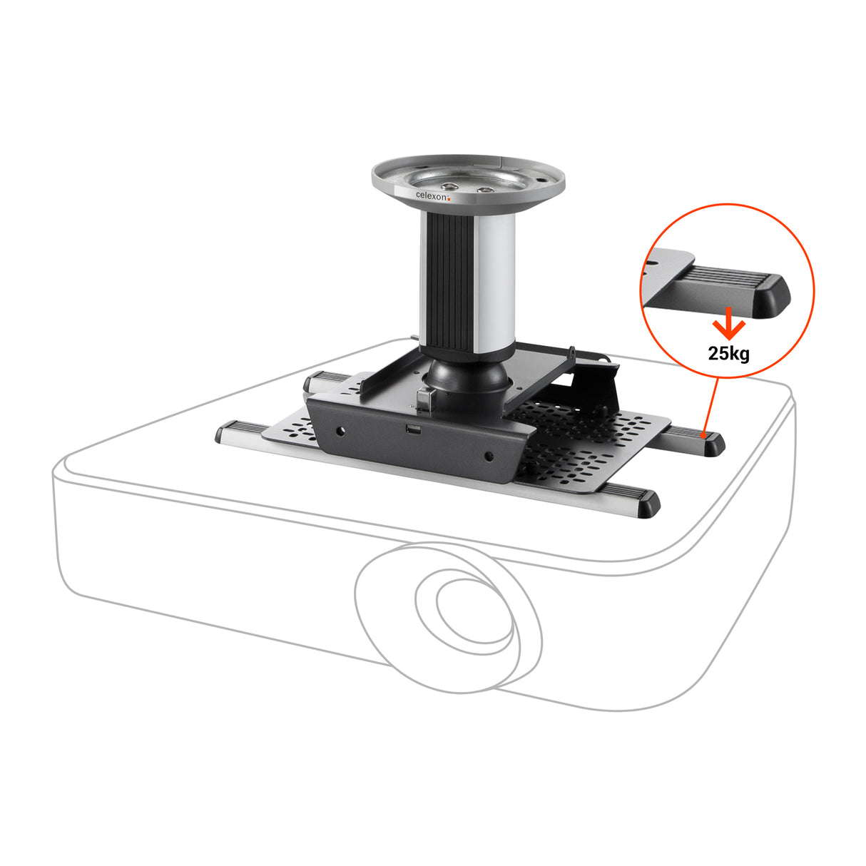 Celexon universal MultiCel 1500 Expert - Detail Fixierschraube