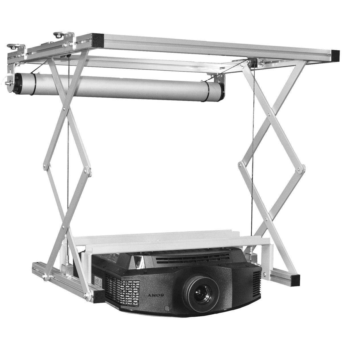 Celexon Deckenlift PL400 HC Plus - Maßzeichnung Hubhöhe 54 cm