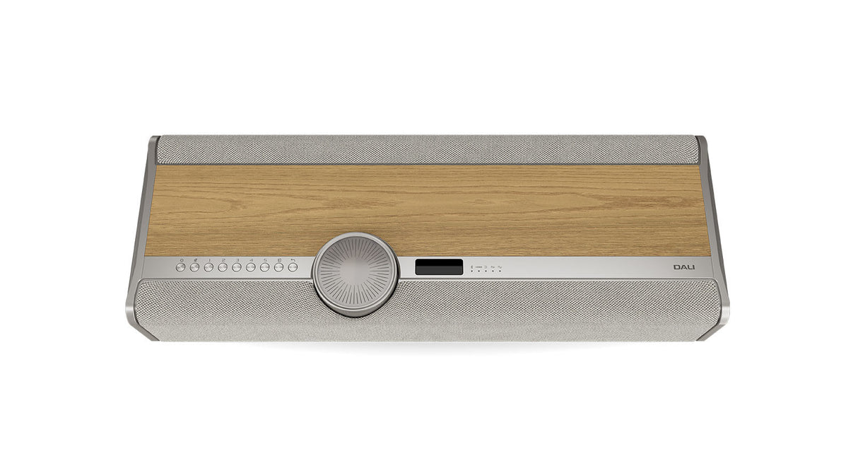 Dali Vega Eiche Hell Soundbar - Frontansicht