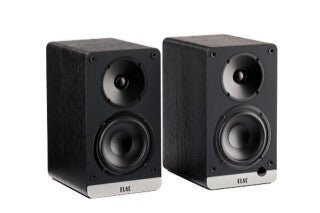 ELAC Debut Connex DCB41 Schwarz Aktivlautsprecher - Frontansicht Paar