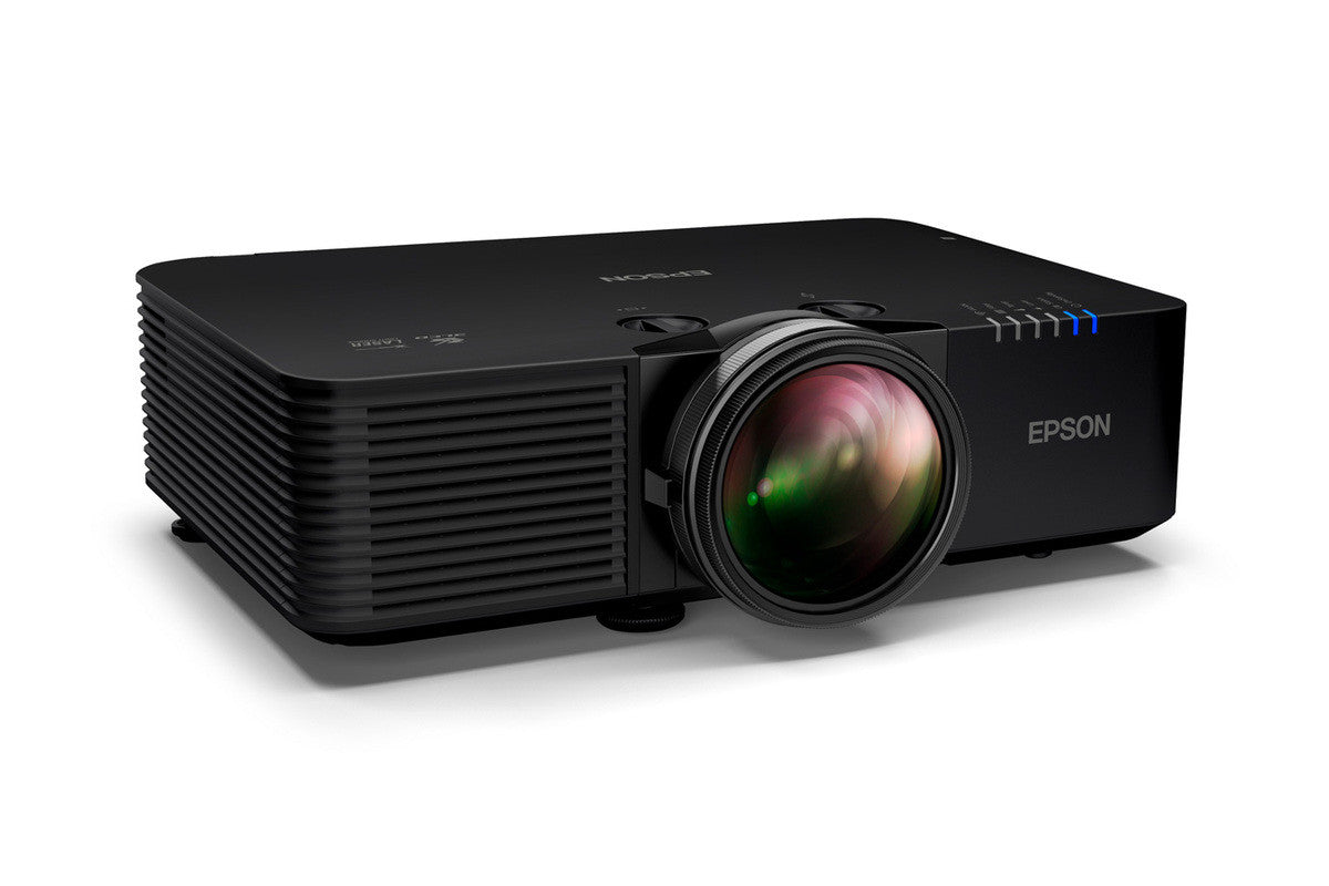 Epson EB-L795SE Golf Beamer Schwarz - Schrägansicht von links