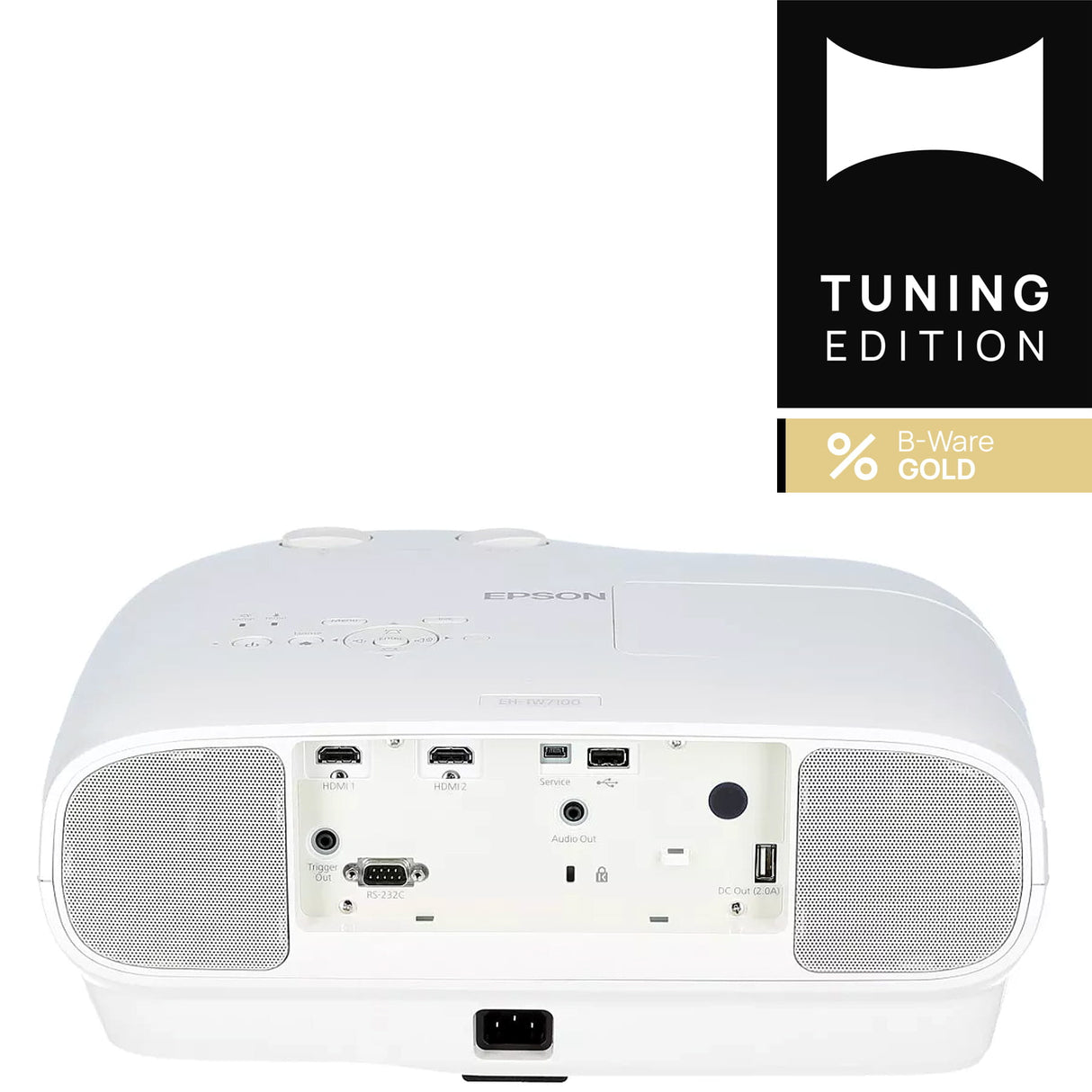 Epson EH-TW7100 Heimkino-Projektor - Draufsicht mit Objektiv