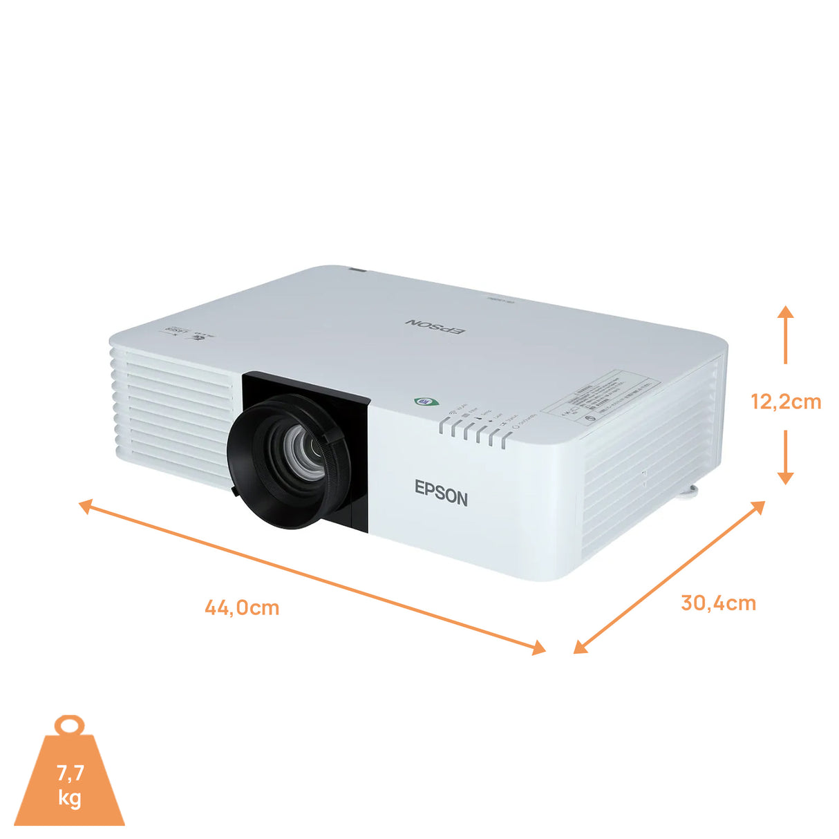 Epson EB-L520U Beamer - Abmessungen