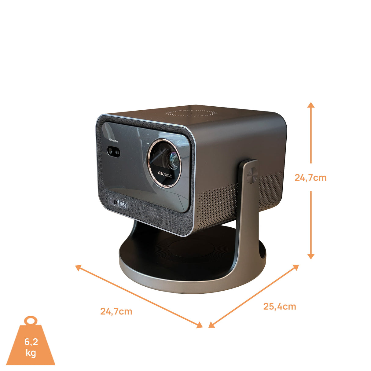 Hisense C3 TriChroma Beamer - Abmessungen