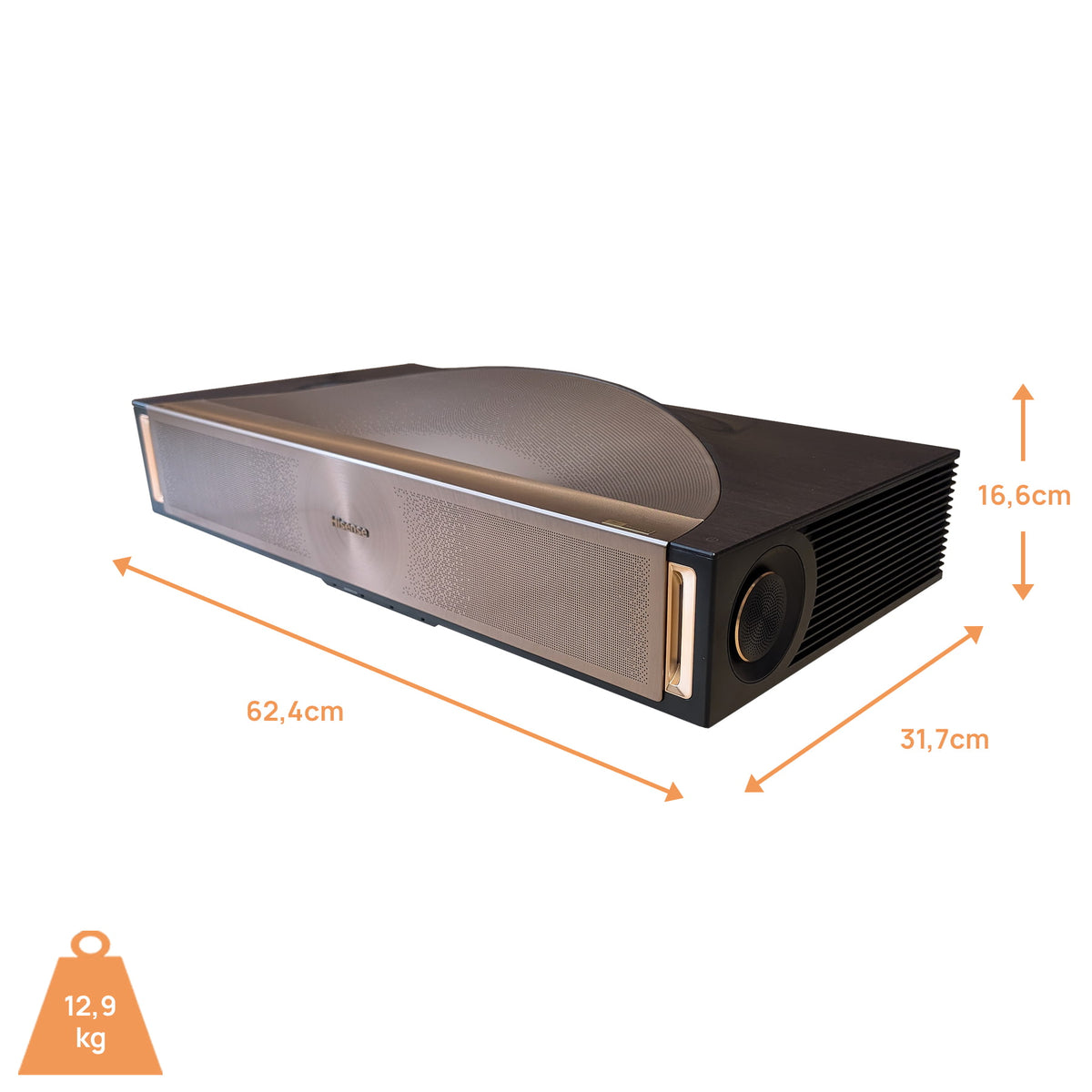 Hisense L9Q-Pro TriChroma Laser TV - Abmessungen