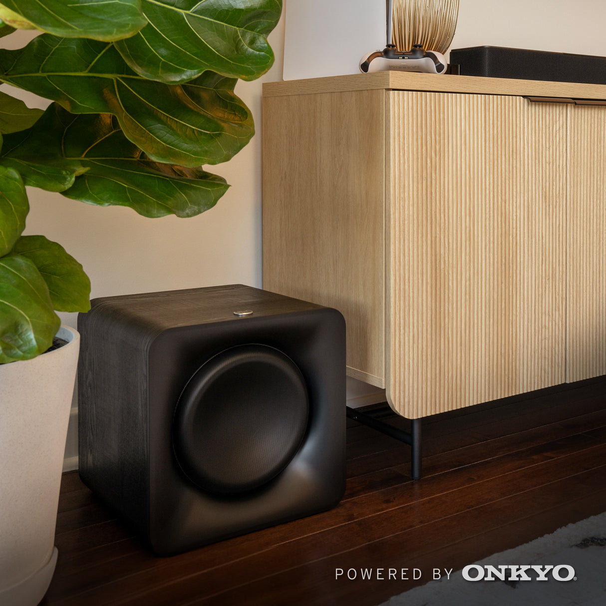 Klipsch Flexus Sub 100 Frontfire Subwoofer - Wohnzimmer-Ambiente