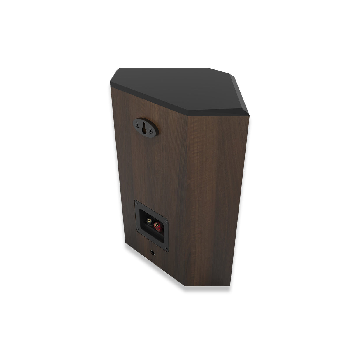 Klipsch Reference Premiere RP-502S II Walnuss - Rückseite-Schräg mit Wandhalterung