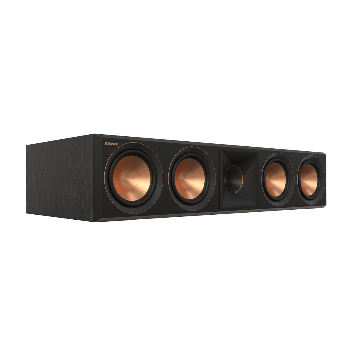 Klipsch Reference Premiere RP-504C II Schwarz - Schrägansicht von vorne