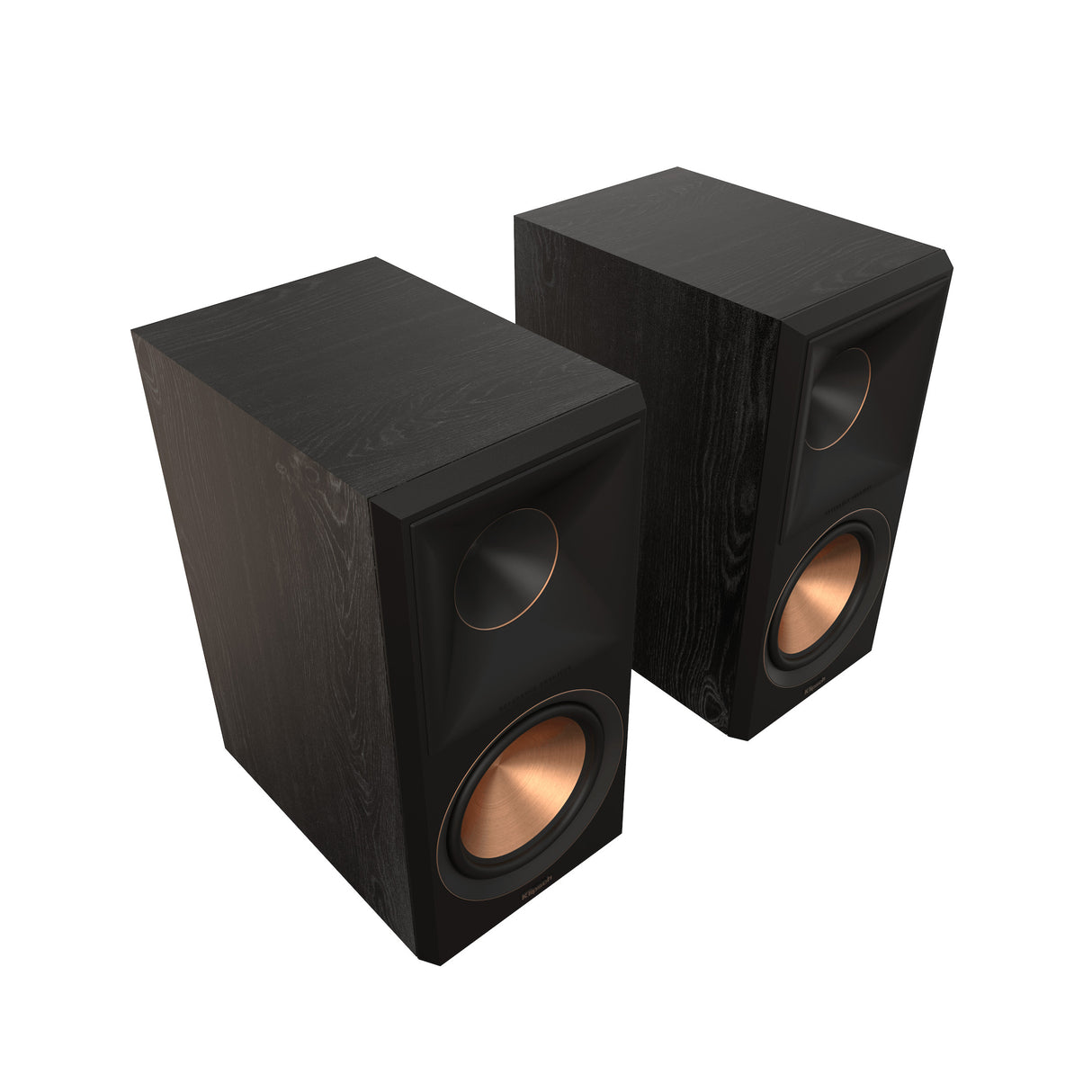 Klipsch RP-600M II Regallautsprecher Schwarz - Schrägansicht Paar