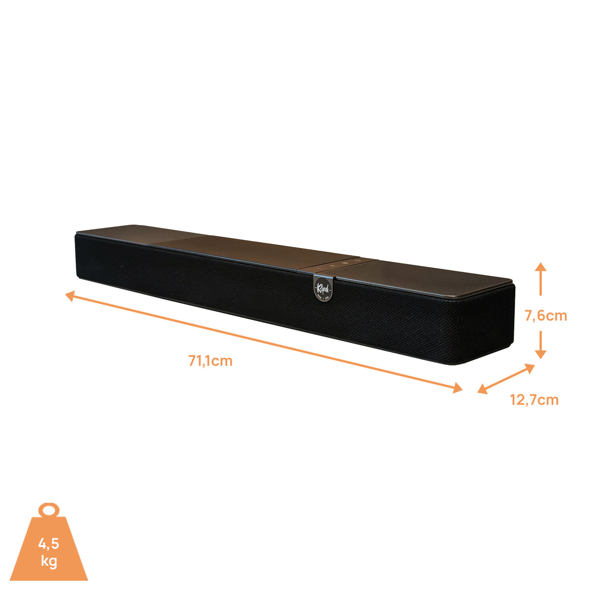 Klipsch Flexus Core 100 Soundbar - Abmessungen