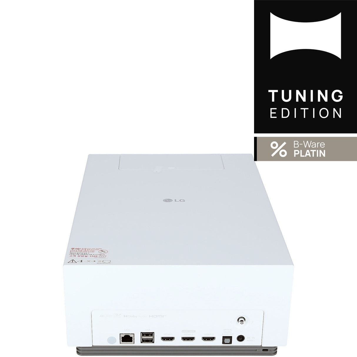 LG CineBeam HU710PW 4K Laser Beamer - Rückseite mit Anschlüssen