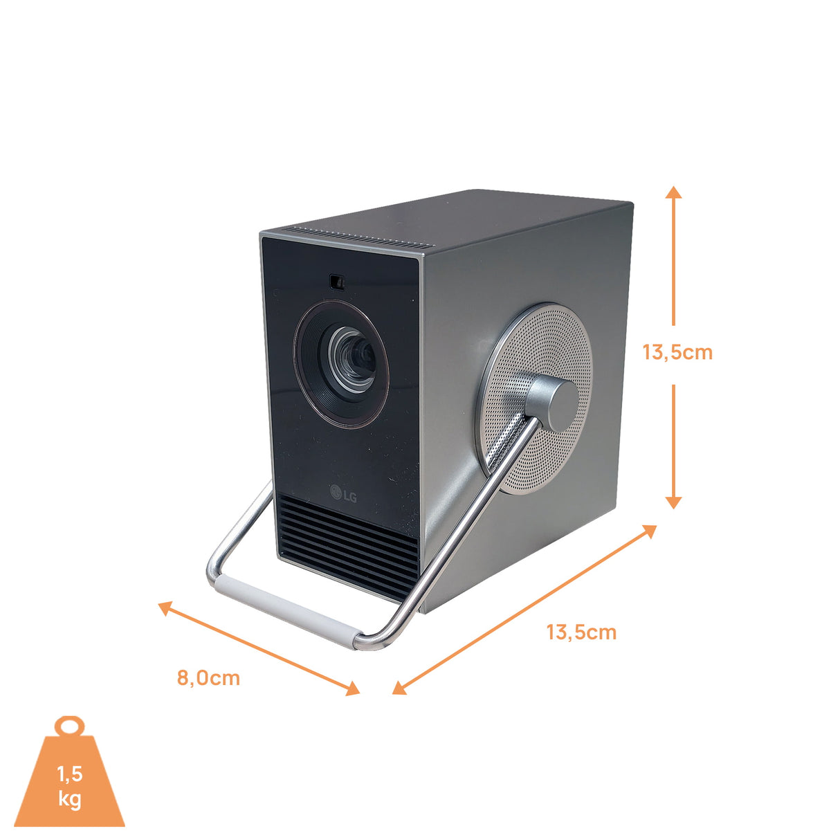 LG CineBeam PU600U Beamer - Abmessungen