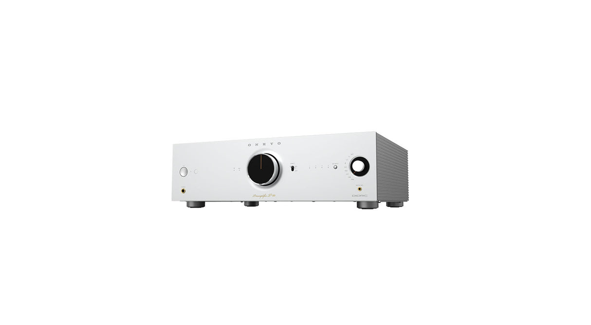 Onkyo P-80 Silber Vorverstärker - Rückseite mit Anschlüssen