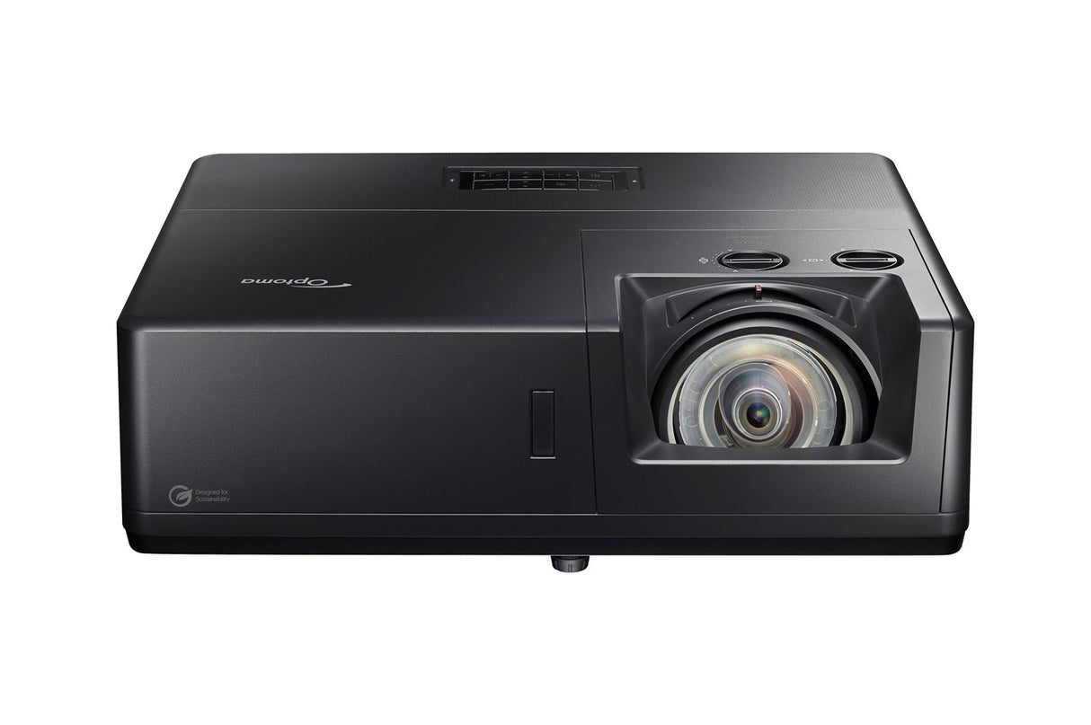 Optoma ZU507TST Golf Beamer - Ansicht von oben Detail Fokus