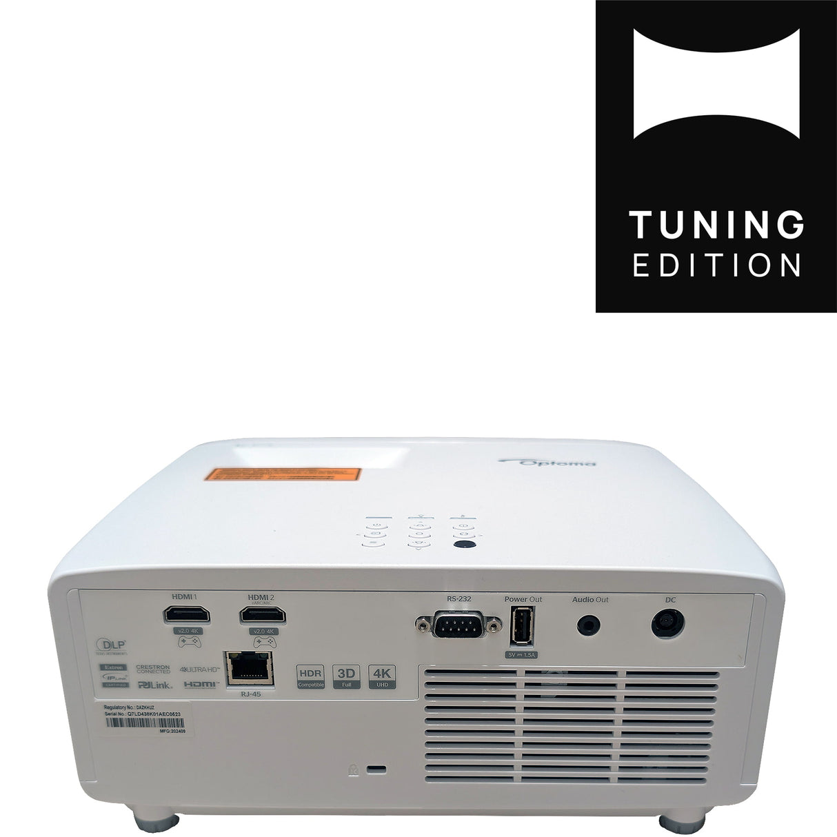 Optoma UHZ66 Beamer - Anschluesse