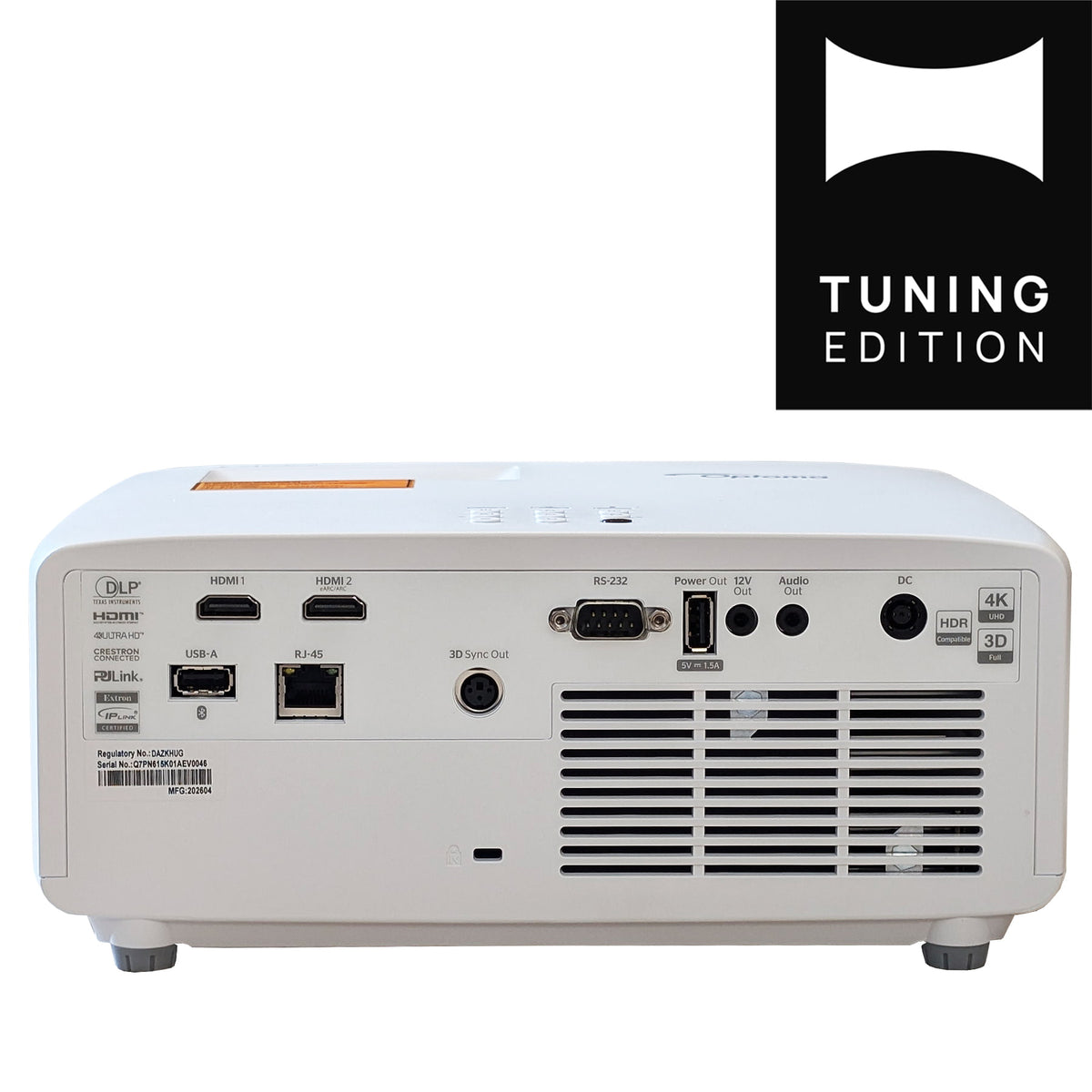 Optoma UHZ67-W Beamer - Anschluesse
