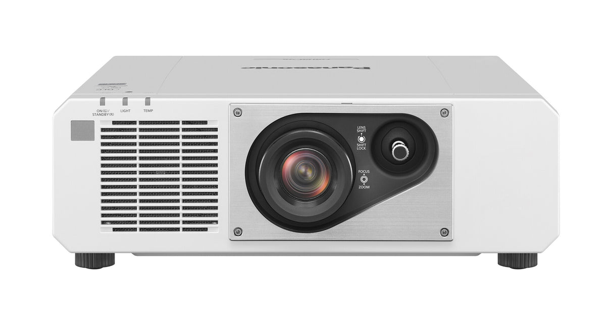 Panasonic PT-FRQ60W 4K HDR Laser Golf Beamer - Frontansicht