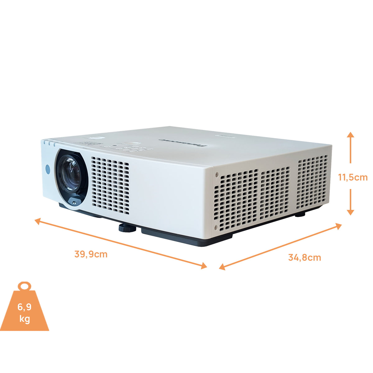 Panasonic PT-VMZ62EJ Beamer - Abmessungen