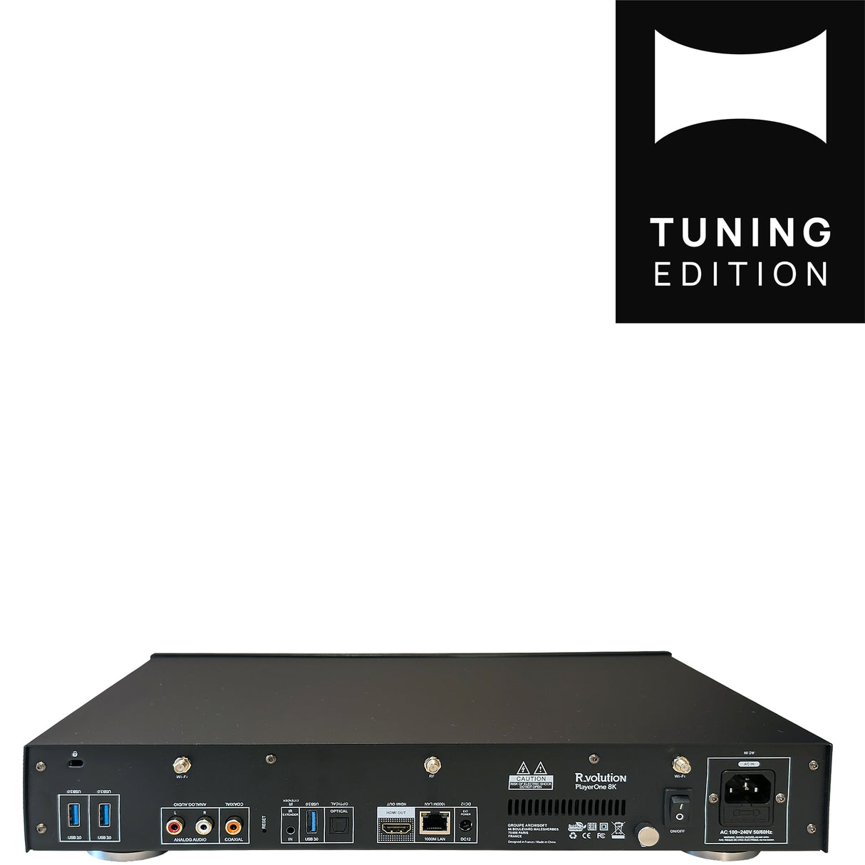 R_volution PlayerOne 8K Mediaplayer - Anschluesse
