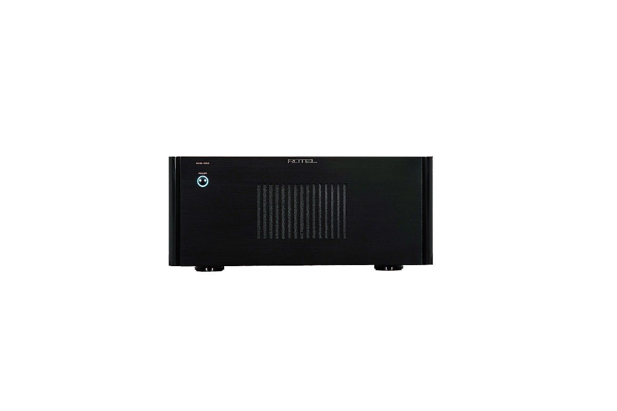 Rotel RMB-1555 Schwarz AV-Endstufe - Frontansicht Nahaufnahme
