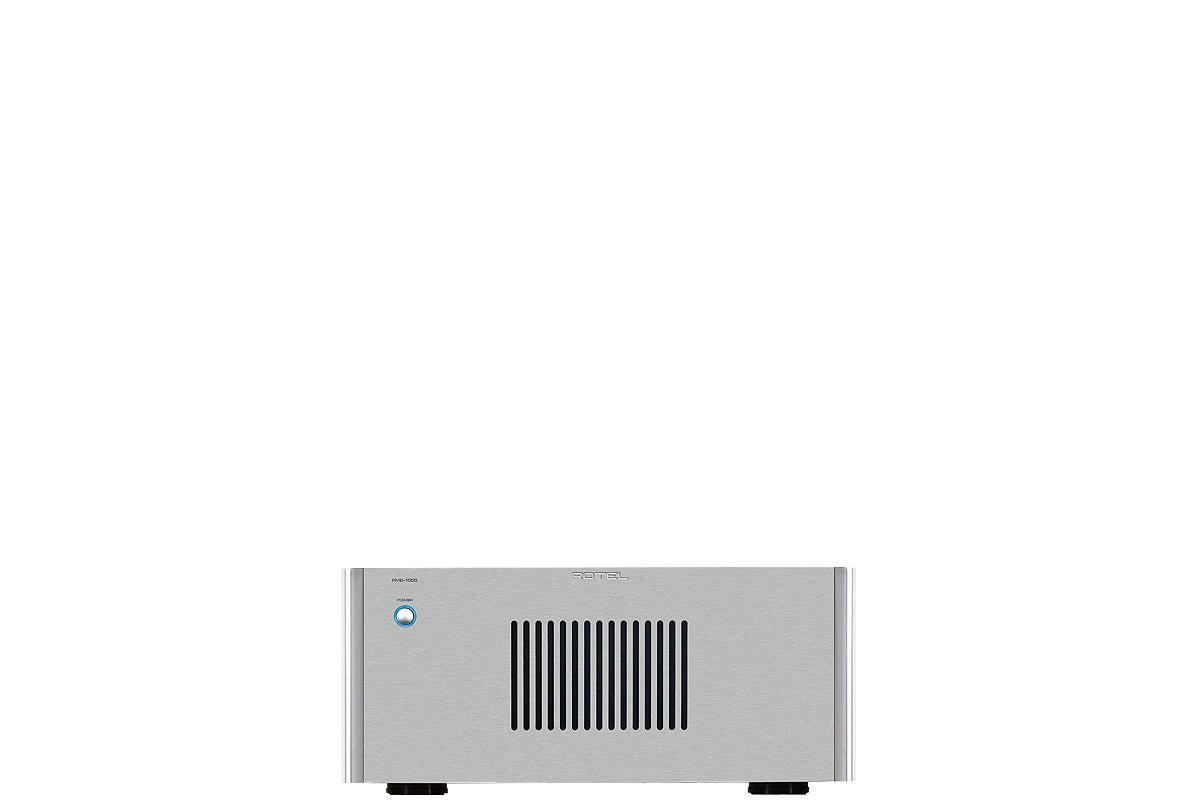 Rotel RMB-1555 Silber AV-Endstufe - Frontansicht