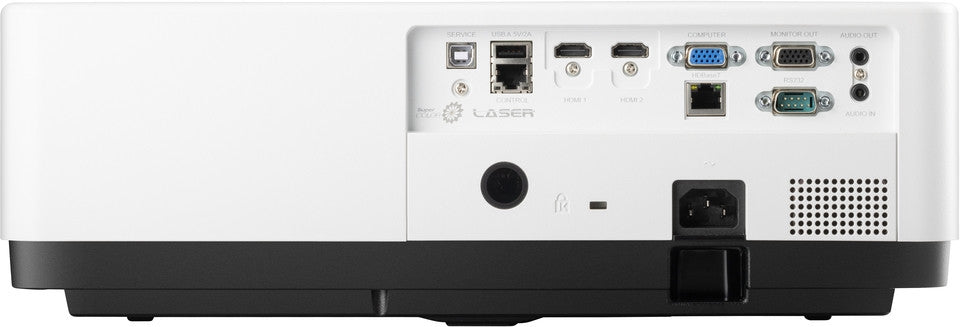 ViewSonic LSC731WU WUXGA Laser Golf Beamer - Rückseite mit Anschlüssen