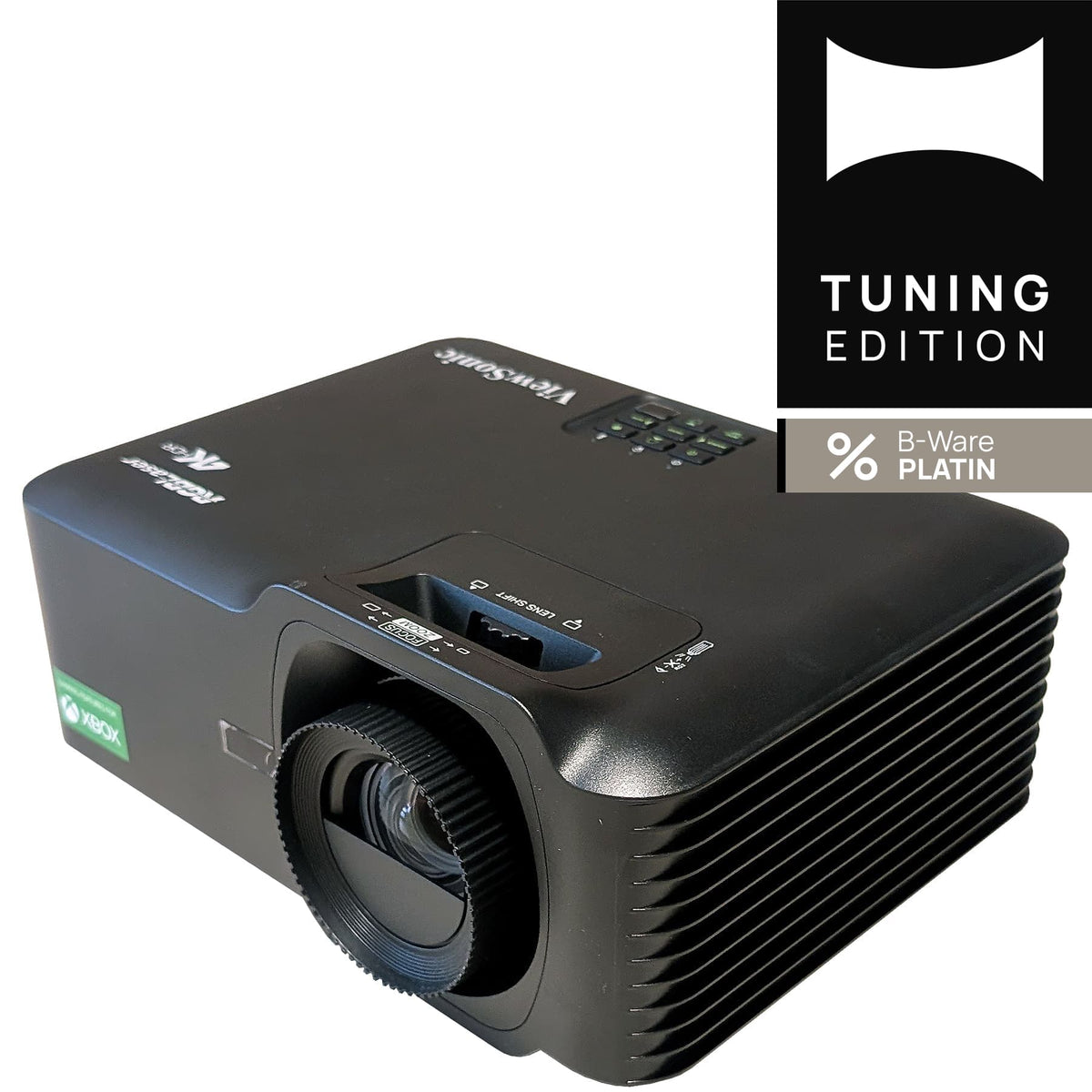 ViewSonic V704K B-Ware Platin - Schrägansicht