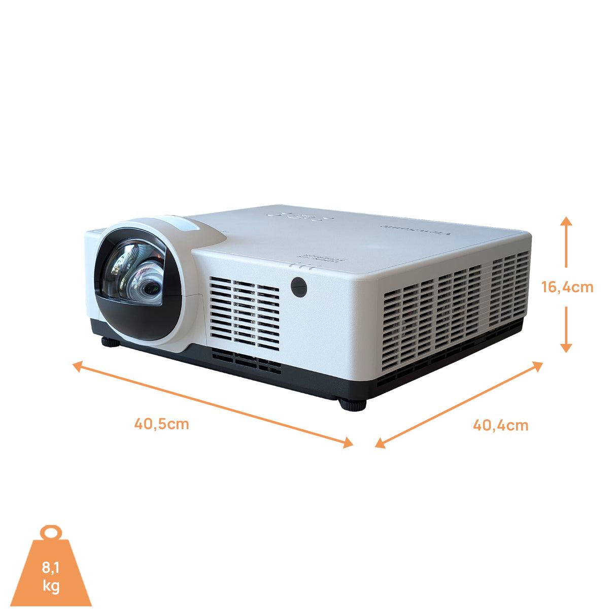 ViewSonic LSC601WU-ST Beamer - Abmessungen