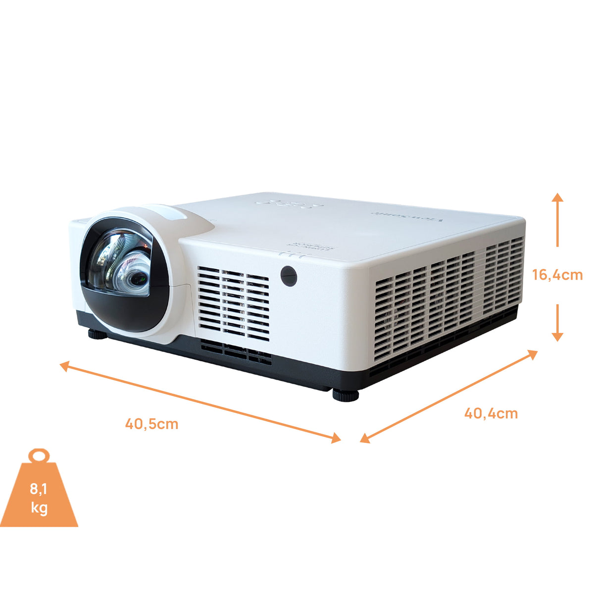 ViewSonic LSC601WU-ST Beamer - Abmessungen