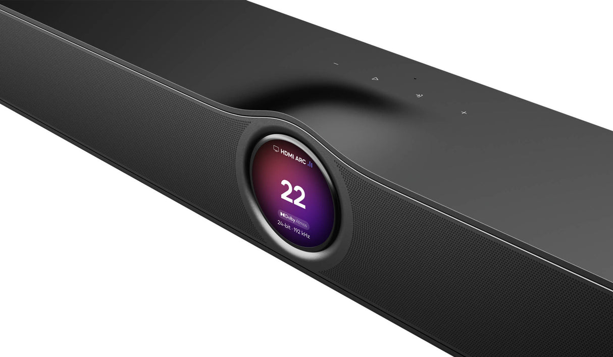 WiiM Bar Dolby Atmos Soundbar für Streaming und Multiroom in Schwarz-Matt
