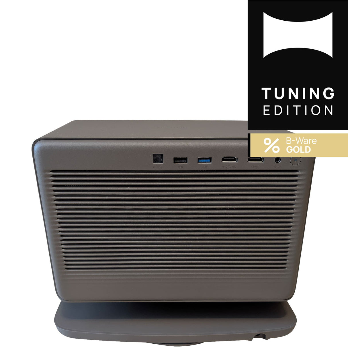 XGIMI Horizon 20 Max Beamer B-Ware Gold Rueckansicht mit Anschluessen