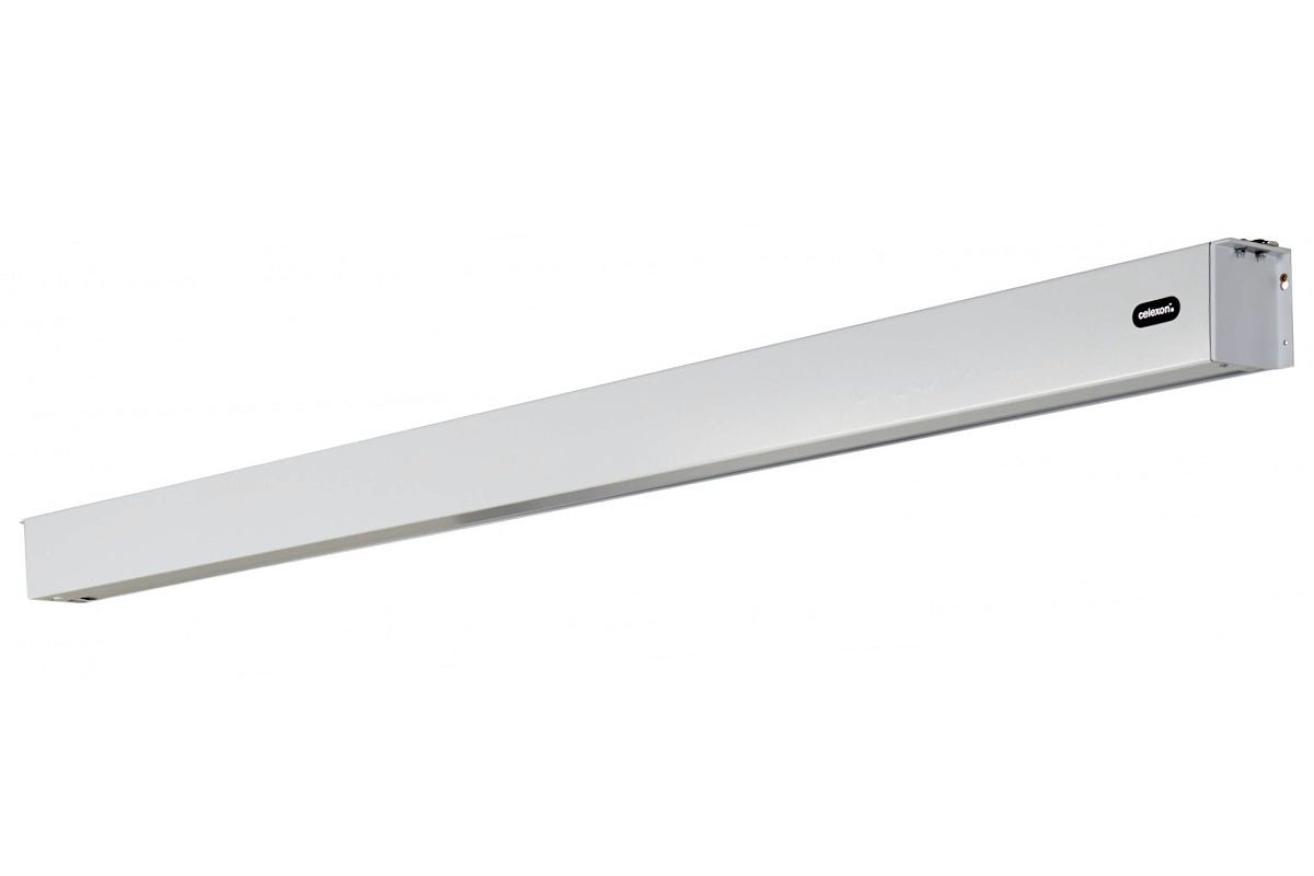 celexon Professional Akku Leinwand II 90 Zoll - Detail Gehäuse mit Halterung
