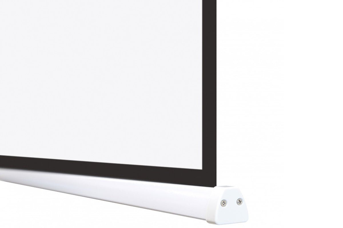 celexon Professional Akku Leinwand II 110 Zoll - Detail Gehäuseunterkante