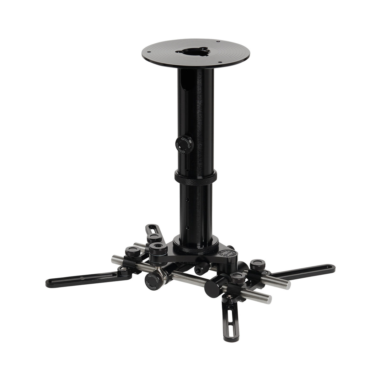 celexon MultiCel OMG-1000B Schwarz Beamer Deckenhalterung - Frontansicht Nahaufnahme