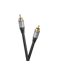 celexon Cinch Professional - 3m Digital Audio Kabel in Schwarz