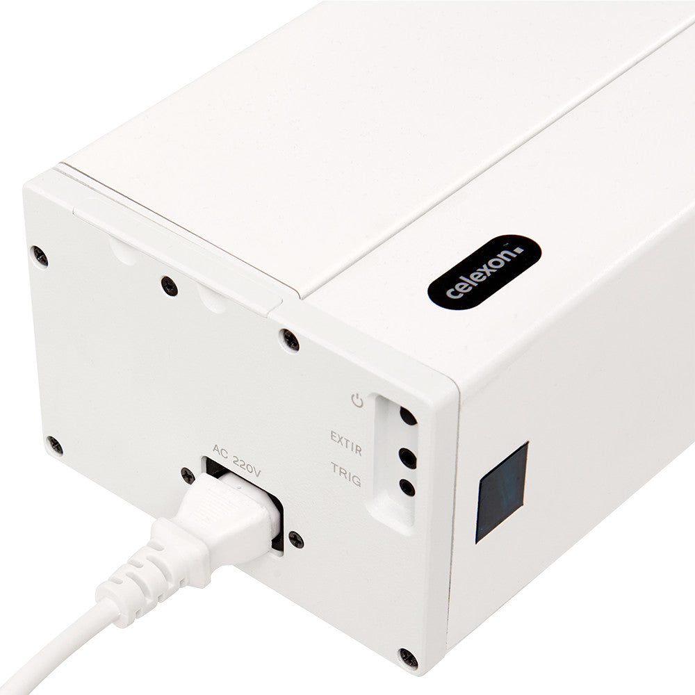 celexon CLR UST Kontrastleinwand II Plus 92 Zoll weiss - Detail Anschlüsse