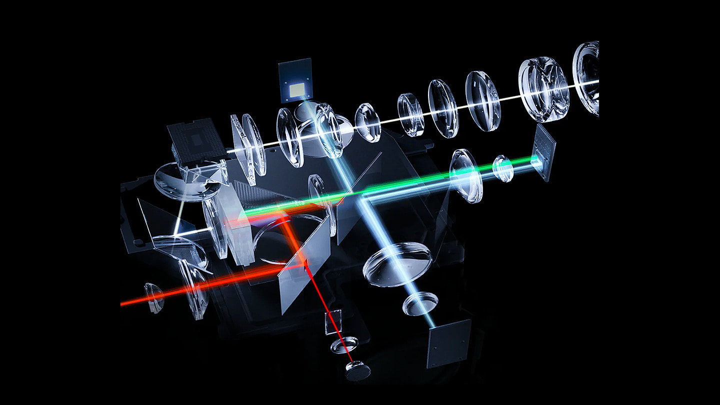 Laser LED Hybrid Beamer