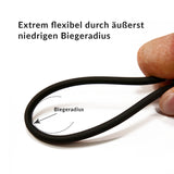 celexon UHD Fibre HDMI 10m Lichtleiter Kabel Schwarz - Detail Biegeradius
