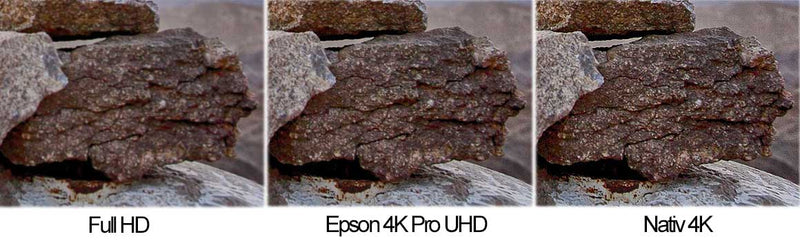Epson TW7100 TW7000 4K Shift - FullHD - nativ 4K Vergleich