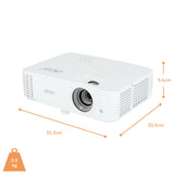 Acer H6815BD Beamer - Abmessungen