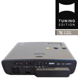 BenQ W4100i 4K Laser TV Beamer - Rückseite mit Anschlüssen HEIMKINO.de Tuning Edition Logo