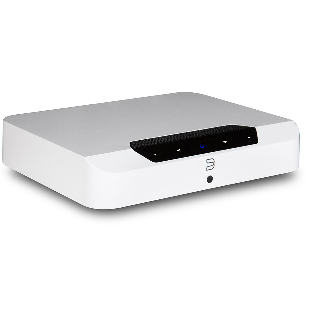 Bluesound Powernode Edge HD Streaming-Verstärker Weiss - Schrägansicht
