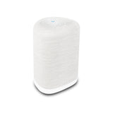 Bluesound PULSE Flex Weiß Streaming-Lautsprecher - Schrägansicht mit Bedienfeld oben