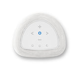 Bluesound PULSE Flex Weiß Streaming-Lautsprecher - Ansicht von oben mit Bedienfeld